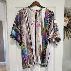 Dolce & Gabbana graphic print short sleeve t-shirt ("With Love Always")